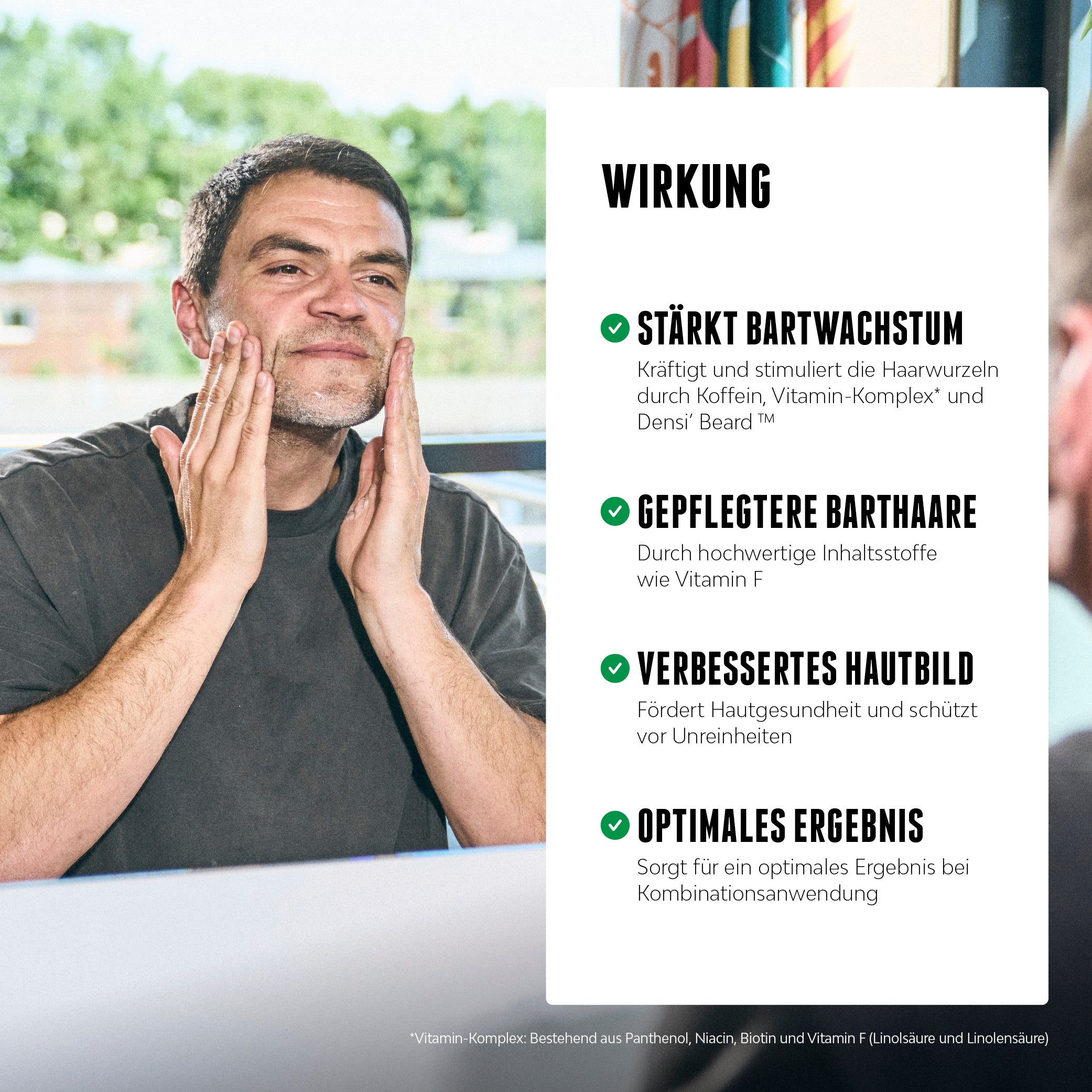 Das Activator Refill Bundle stärkt das Bartwachstum, kräftigt die Haarwurzel, fördert die Hautgesundheit und sorgt für ein optimales Ergebnis - für einen gesunden, dichten Bart.