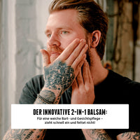 Innovative Balsam für Haut und Barthaare, der schnell einzieht und nicht fettet.