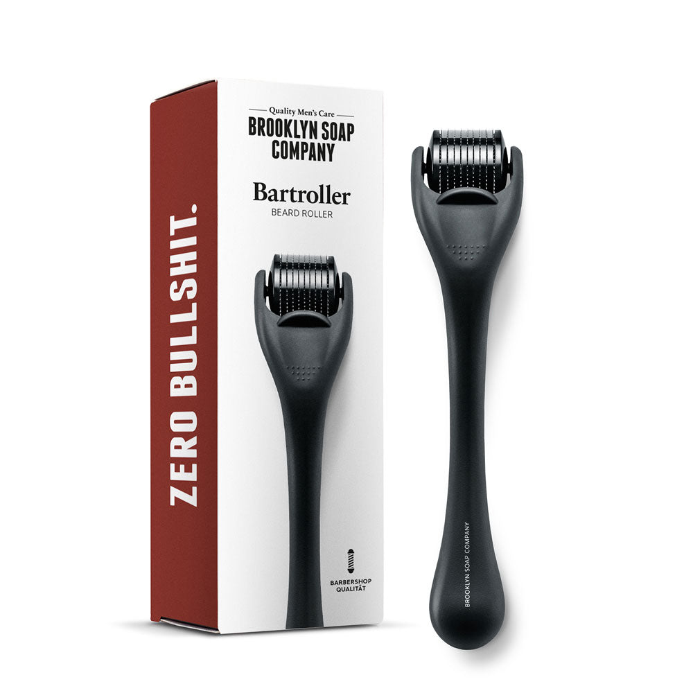 Der Bartroller mit Edelstahl-Mikronadeln regt das Bartwachstum an und hilft Bartlücken loszuwerden - für einen dichteren und gesünderen Bart.