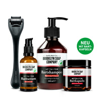 Das Activator Bundle Pro ist ein Komplett-Set für einen dichteren Bart und besseres Bartwachstum bei Männern.
