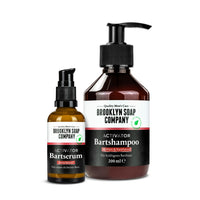 Das Activator Refill Bundle mit pflegendem Shampoo und aktivierendem Serum für mehr Bartwuchs.